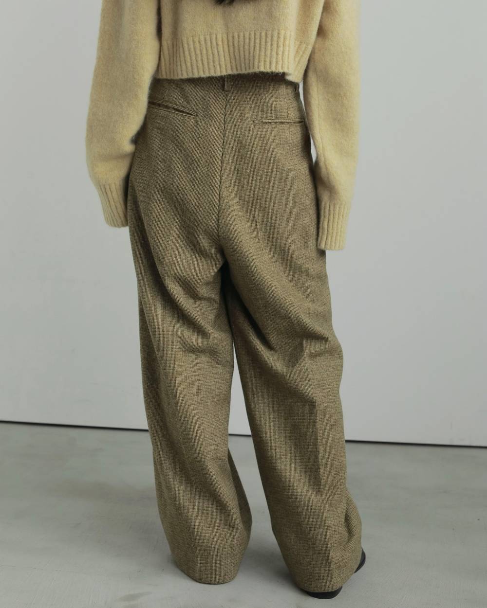 anuke 】Check Tuck Pants | valance 福井｜レディース セレクト