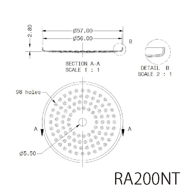 シャワースクリーン ● IMS ナノテクコート 200μm ナノテクコーティング Nano Quartz