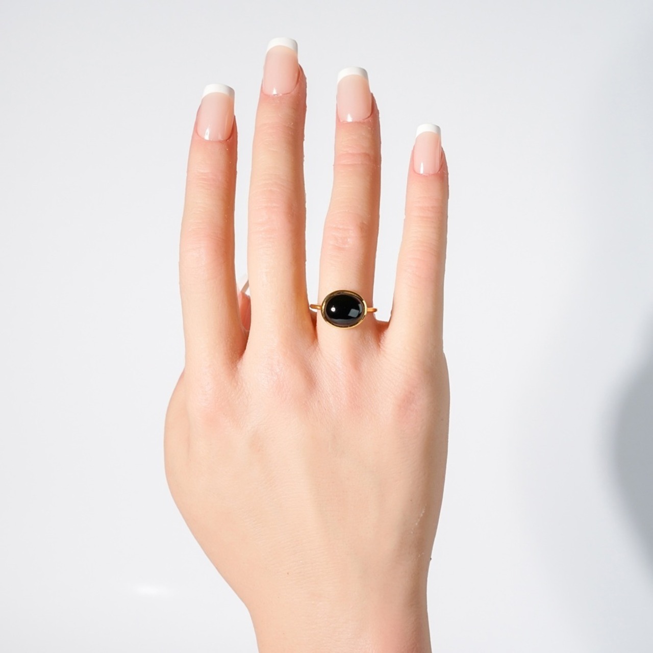 【9号】ブラックオニキス リング