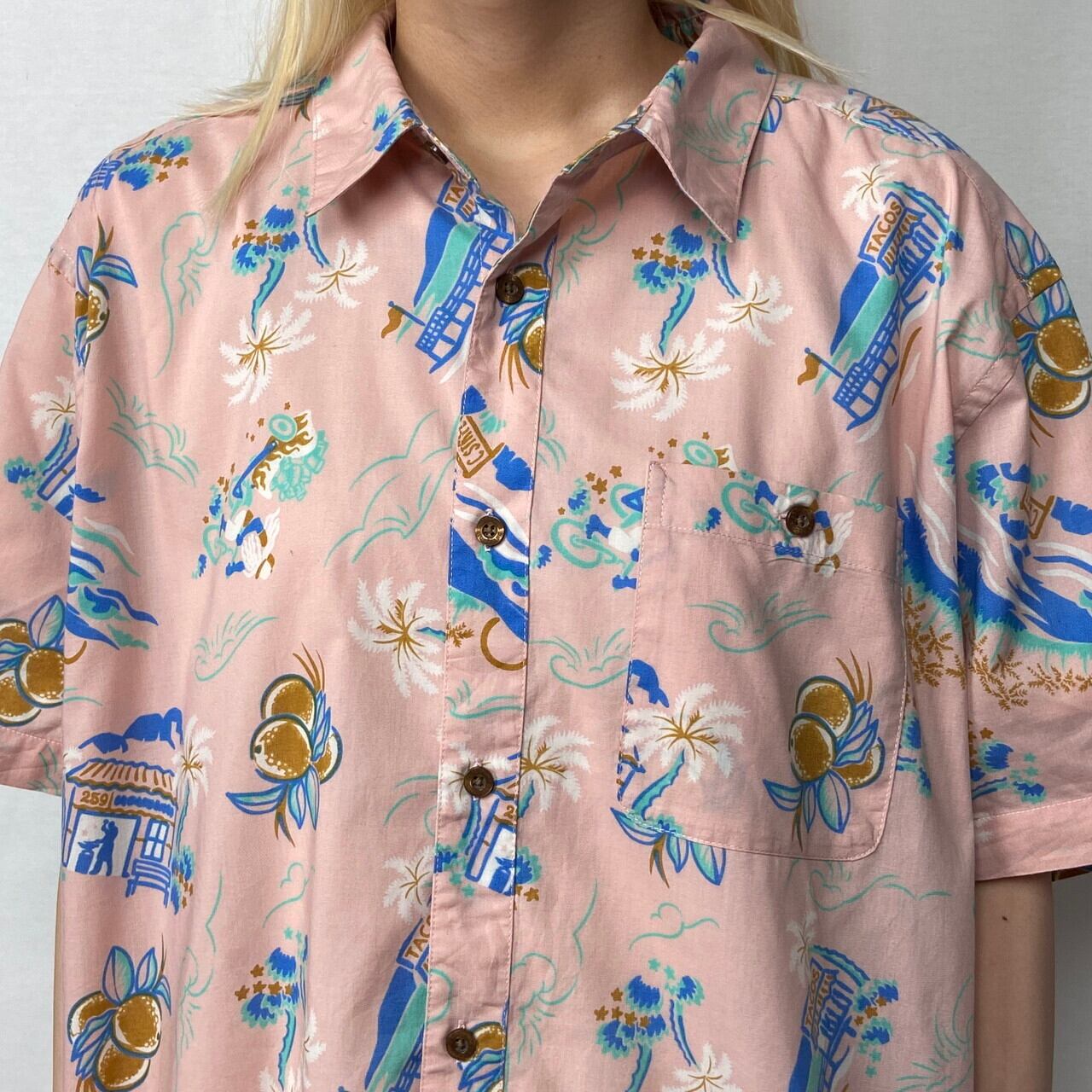 patagonia パタゴニア オーガニックコットン 総柄 アロハシャツ メンズ 
