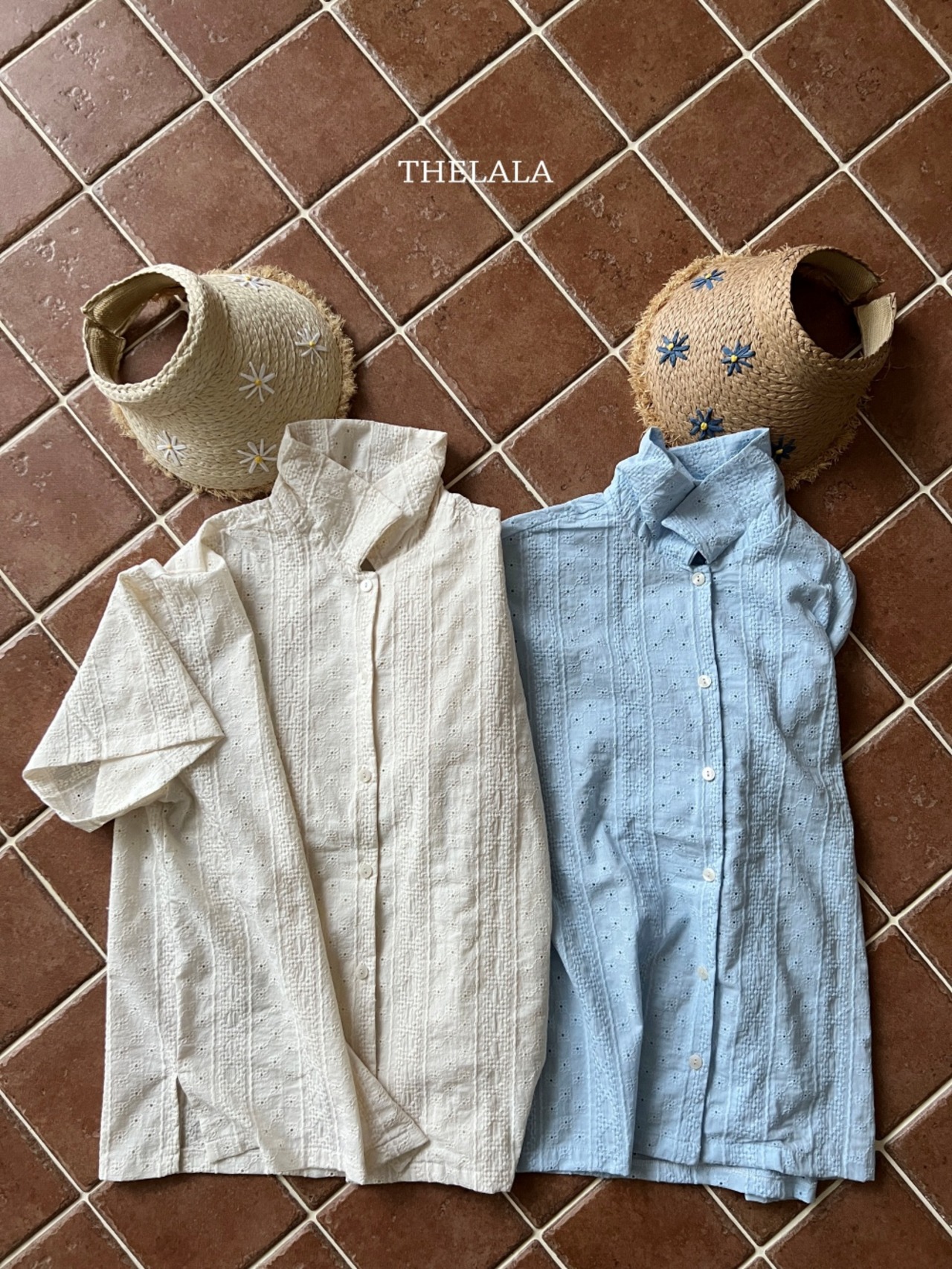 [THELALA] Daisy Sun Cap (Mom) / [더랄라] 데이지썬캡(맘)