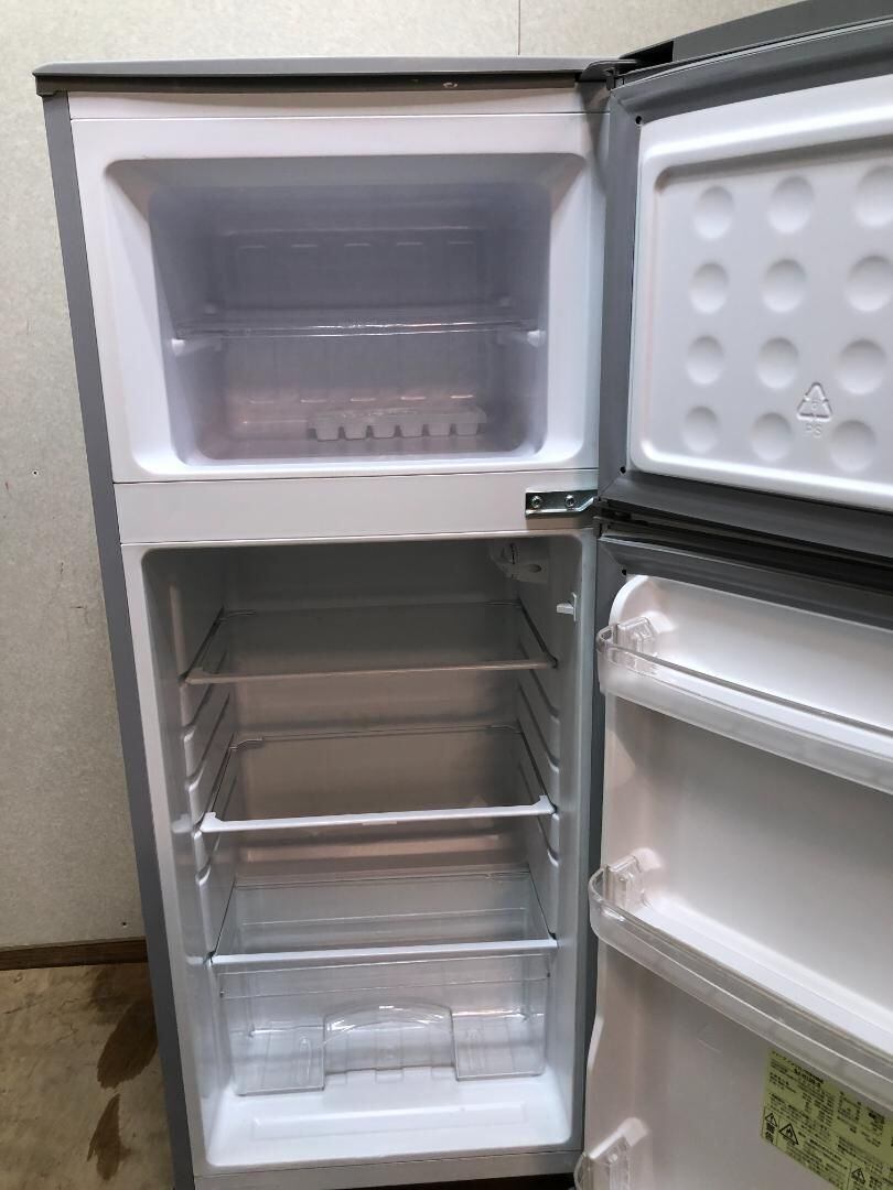 SHARP シャープ ノンフロン冷凍冷蔵庫 SJ-H12B-S 2017年製 118L 250320