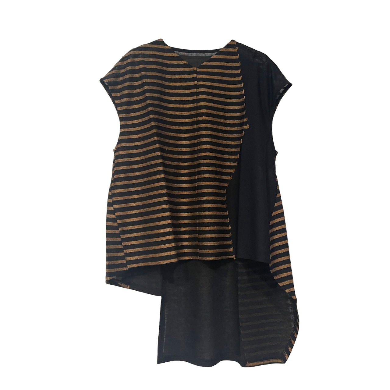 【最新作】ボーダーバックカットプルオーバー【262-3248】Bordered Cutout Pullover