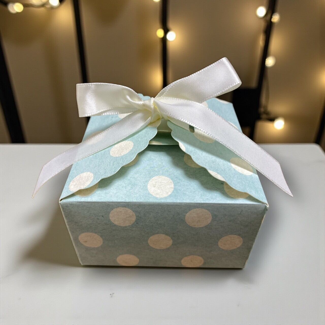 ギフトボックス 水色（水玉） | Re:D