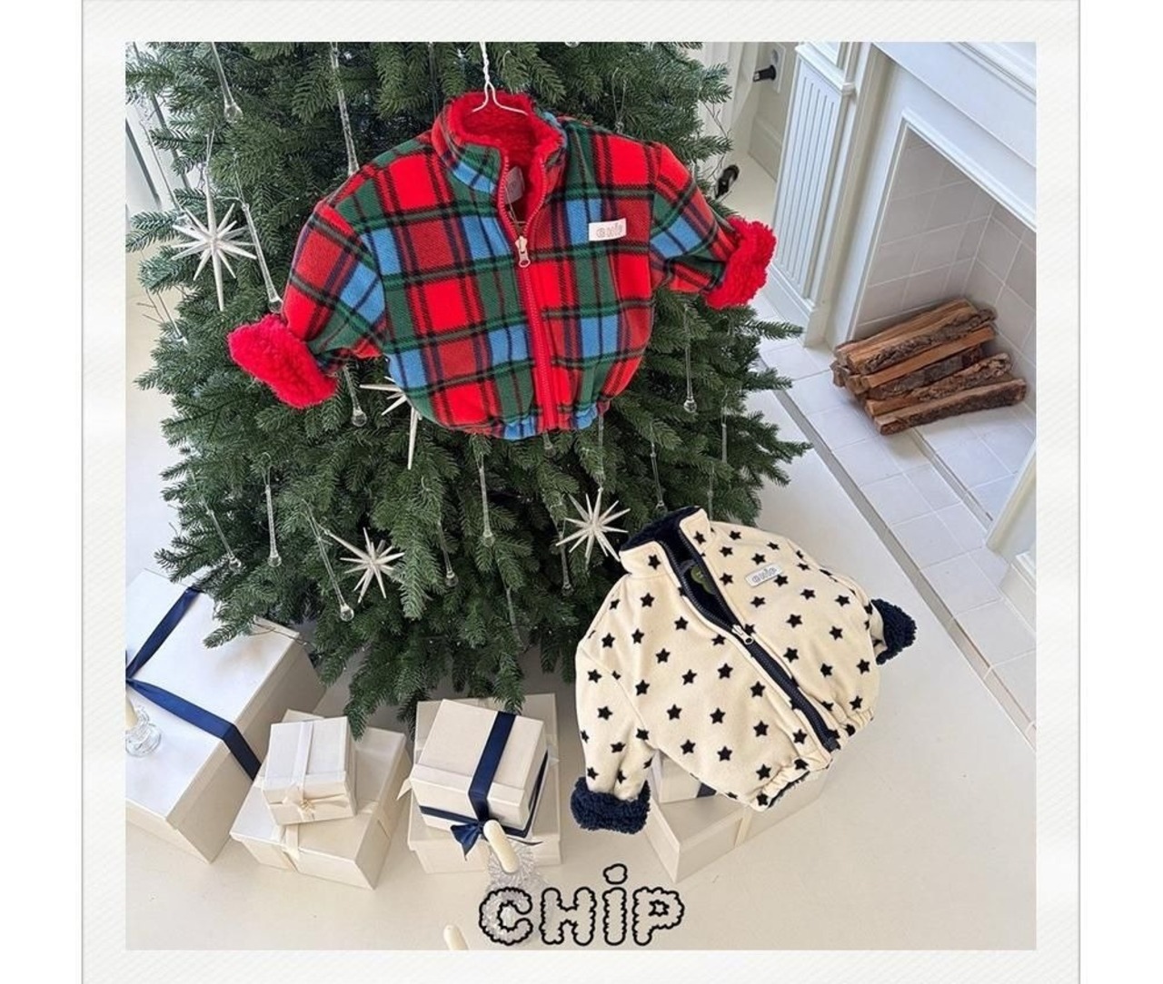 チップ / CHIP / チップリバーシブルジャンパー / 韓国子供服 / キッズ / 26winter〖取寄〗*1~5*