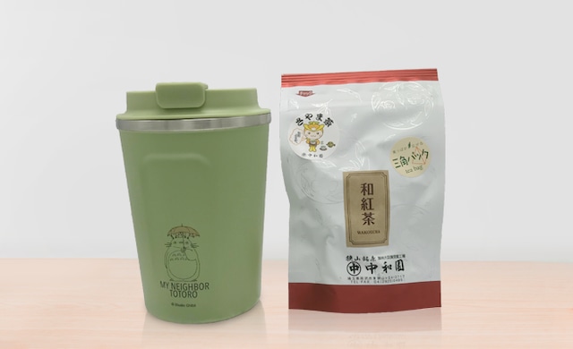 数量限定！トトロ タンブラー（350ml）和紅茶ティーバッグセット