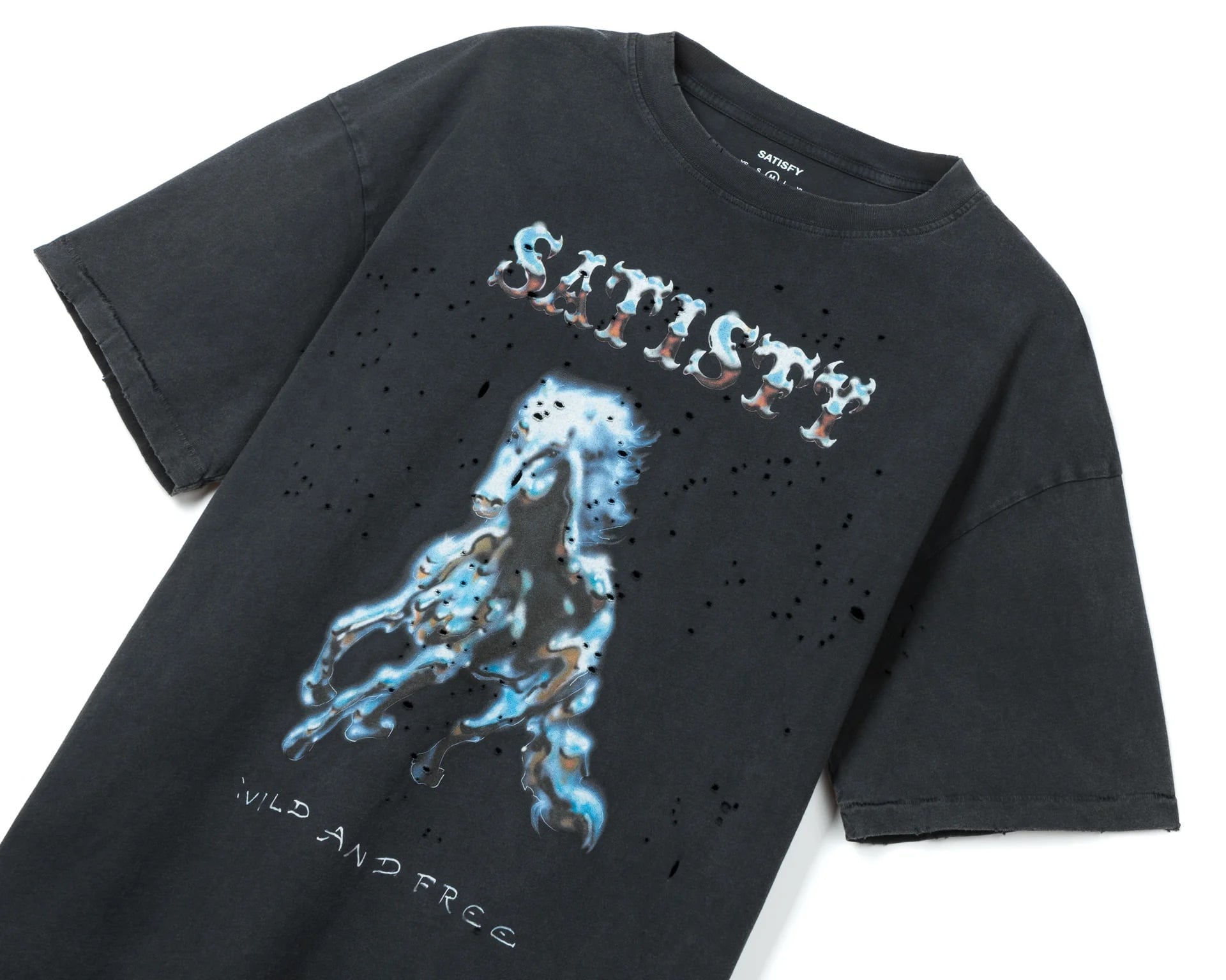 SATISFY MothTech T-Shirt Aged Black 11006-00A16 | BEST PACKING STORE