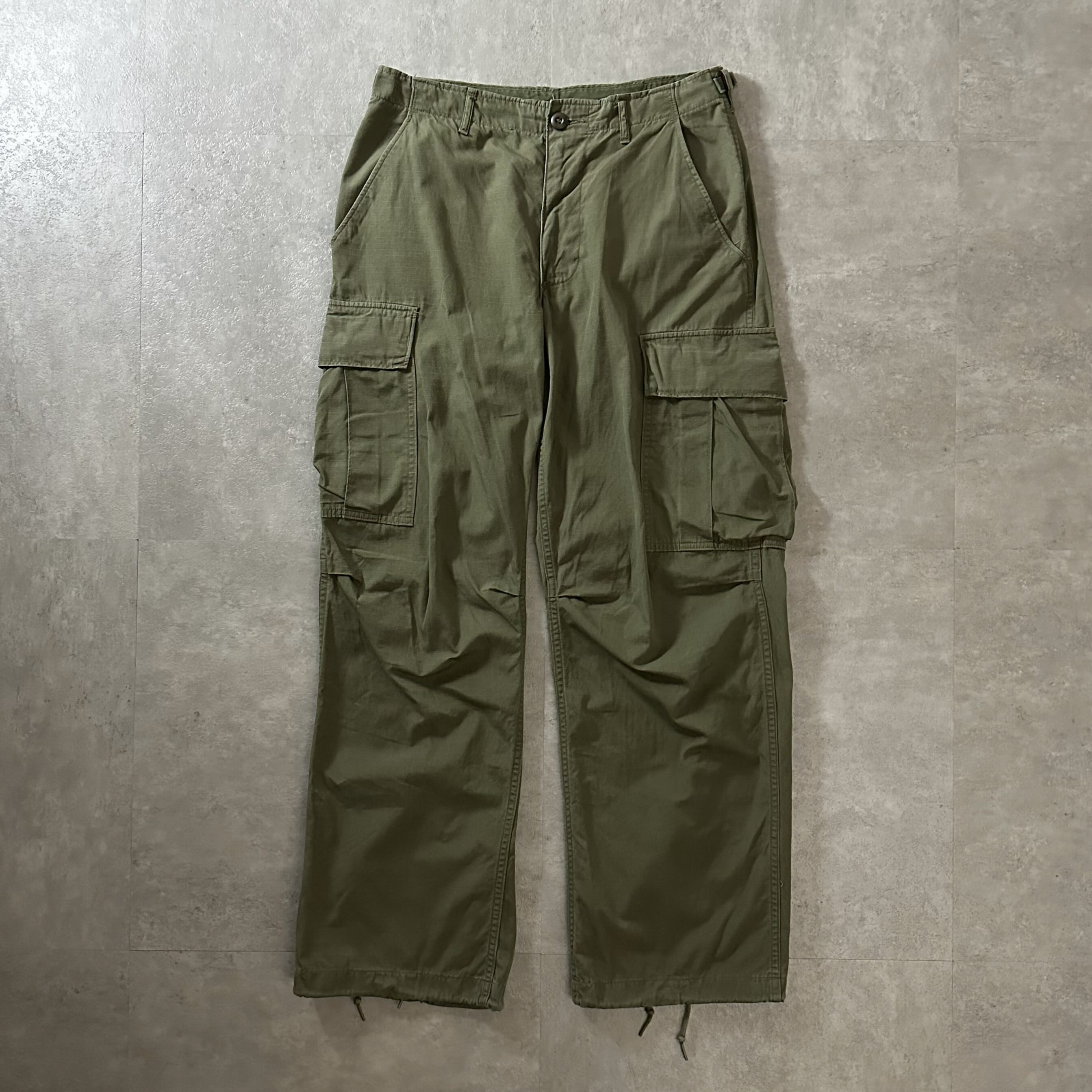 60s アメリカ軍 U.S.ARMY OG-107 リップストップ ジャングル