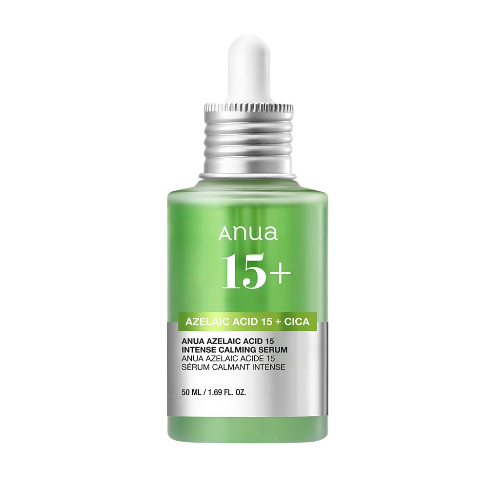 【数量限り】ANUA(アヌア)アゼライン酸15インテンスカーミングセラム50ml 大容量美容液 油水分バランス 皮脂 毛穴ケア cica 高密度美容液 azelaic serum 混合肌 オイリー肌 スキンケア