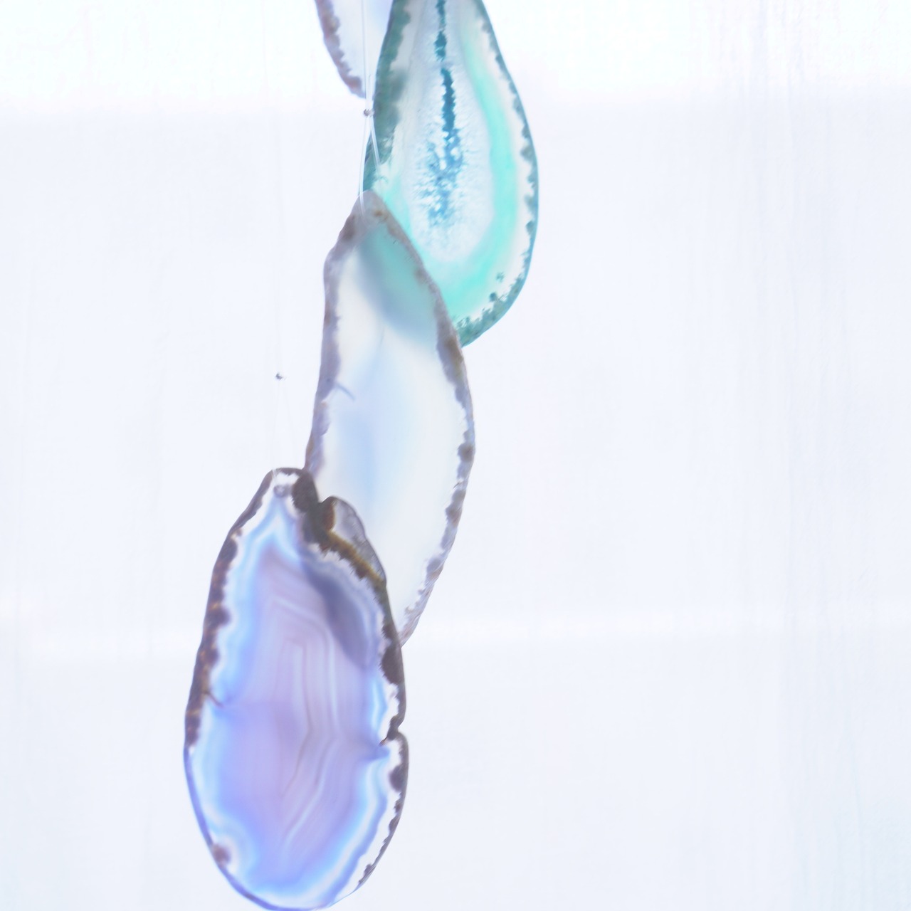 SAIRUIU 02 - アゲートヒーリングチャイム / Agate Sun Catcher Wind Chime 598