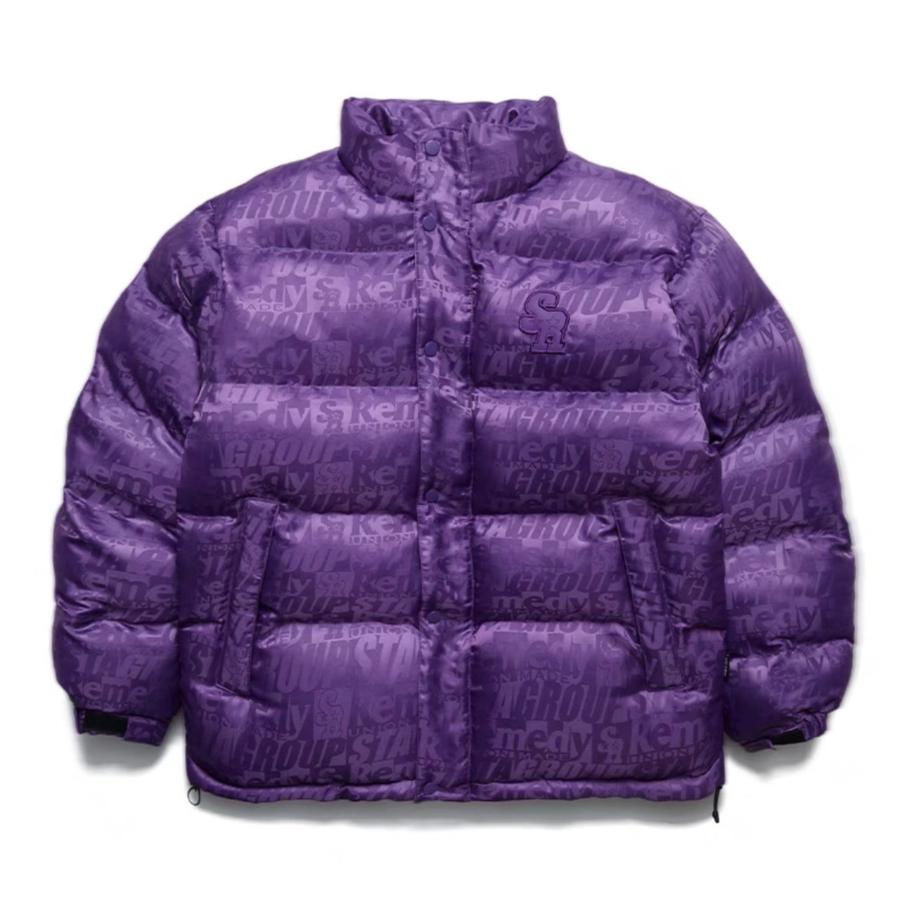 Remedy Patterned Down Jacket | Moth Tokyo