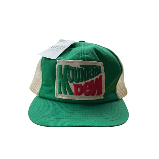 1980s MOUNTAIN DEW "Classic Logo" Mesh Cap