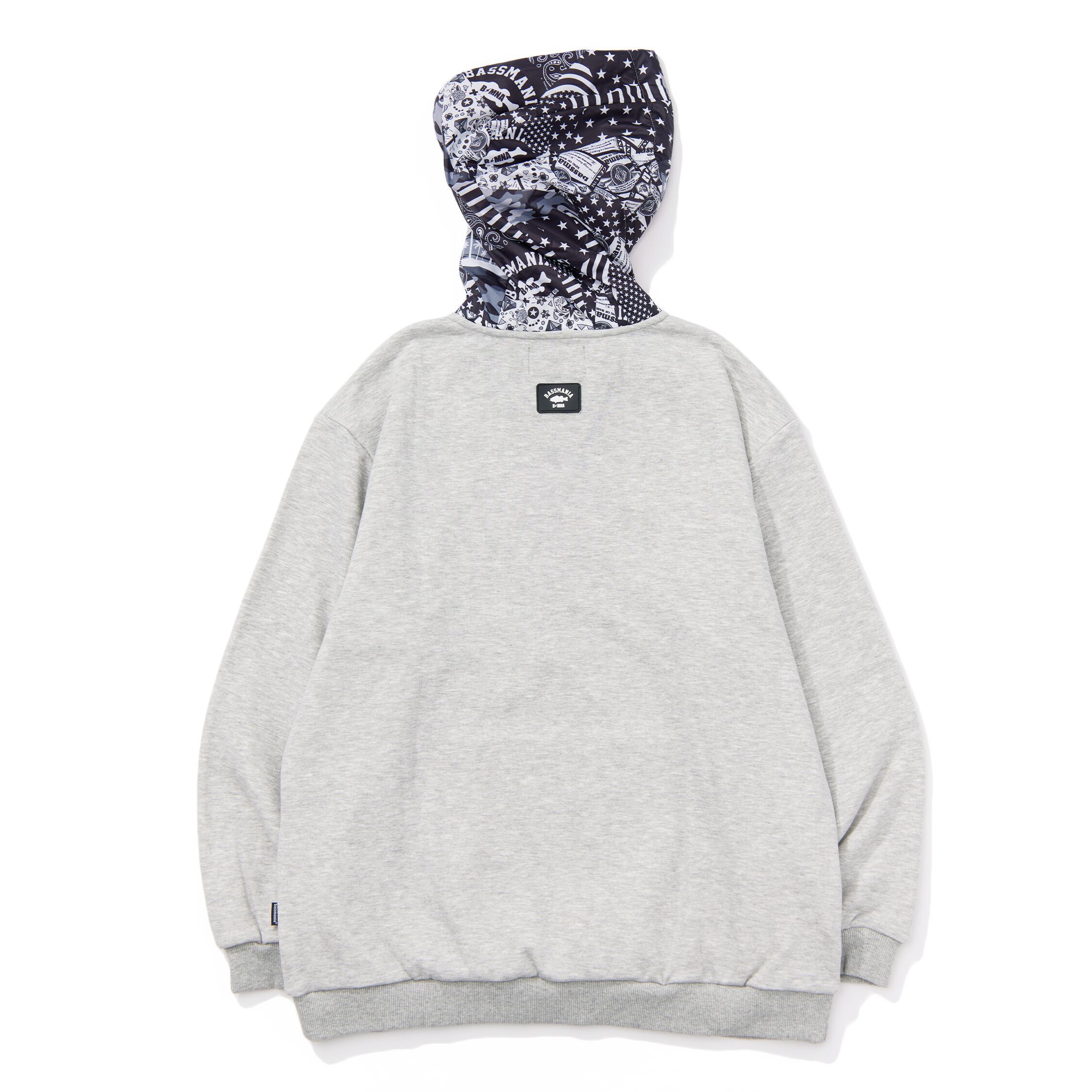 バスマニア　昇華切替えパーカー・スウェット 昇華切替えハーフジップパーカ[ORIGINALPattern] [限定生産