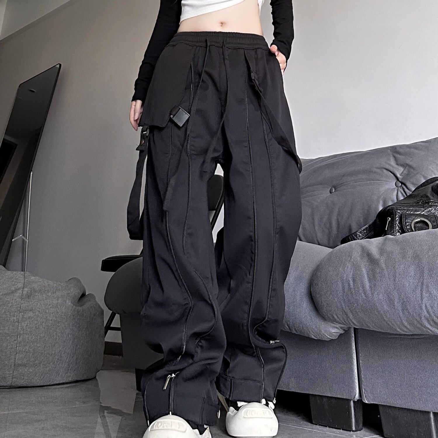 00's Levi's “SLATES” Slacks Black W34 L32 リーバイス 2タック