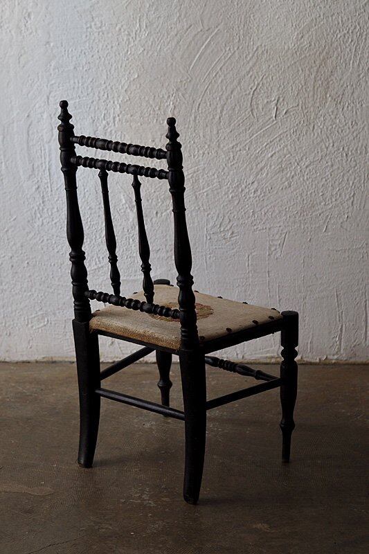 ステッチ座面 ドールチェア-antique doll chair | アンティーク