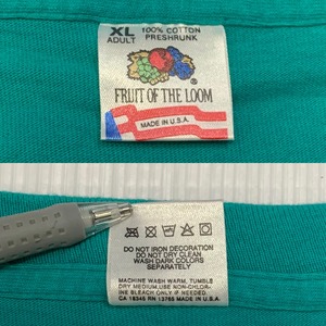 4274  フルーツオブザルーム Tシャツ 90's USA バッグプリント XL