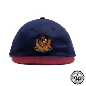 【ACAPULCO GOLD/アカプルコ ゴールド】CREST 6 PANEL CAP キャップ / NAVY/BURGUNDY セール対象外