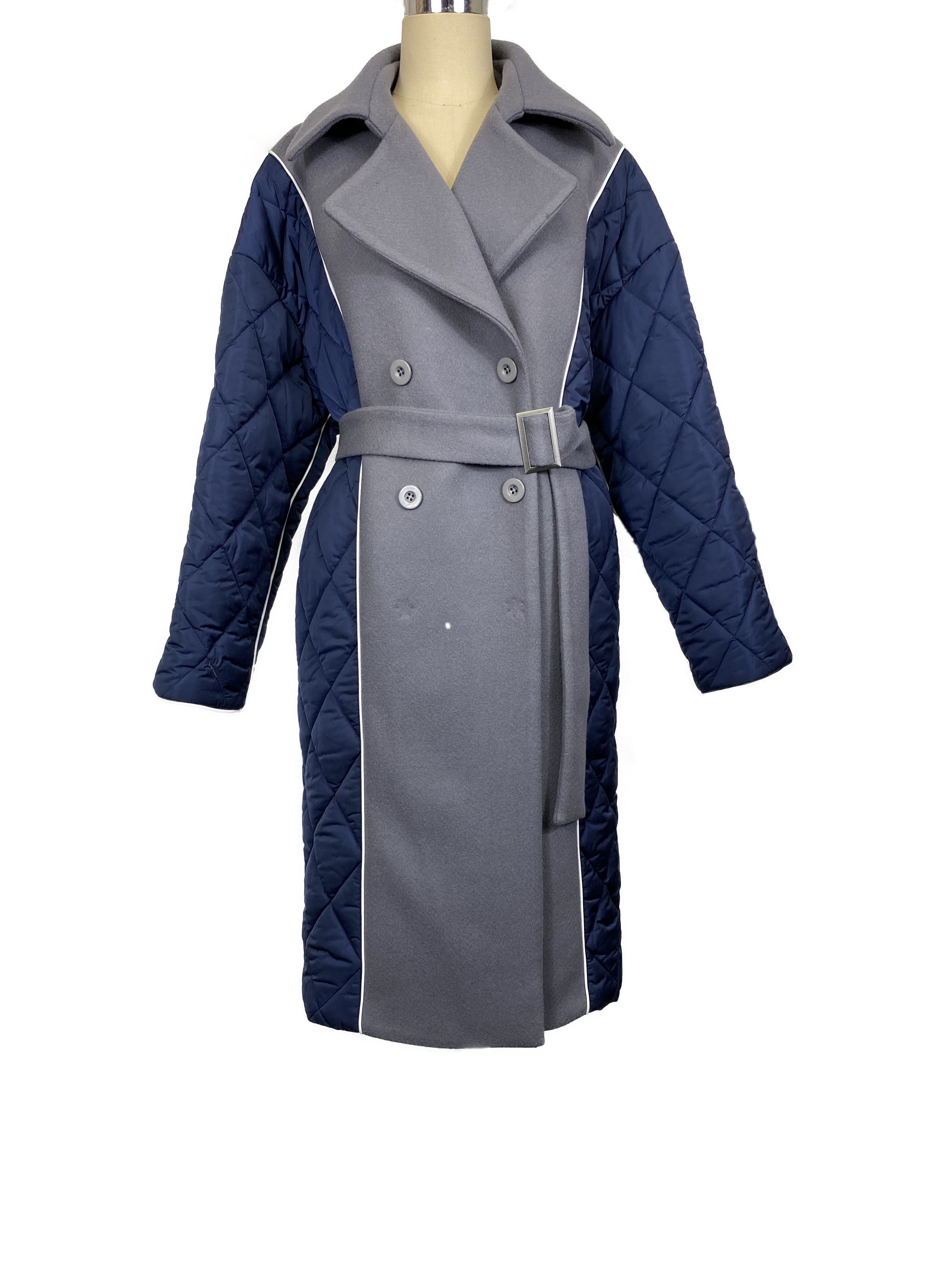 キルティングバイカラーコート【CA0A-C211】 | CIEL'AIR