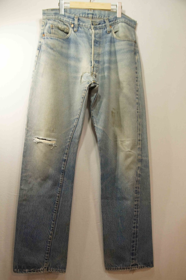 [US old clothes]  Levi's  501 66後期 Cutoff Denim Pants カットオフデニムパンツ
