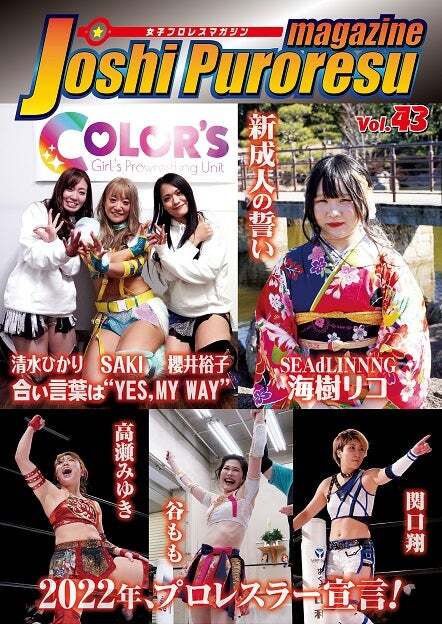 女子プロレス　まとめ売り約38本　jwp他 女子プロレスマガジン vol.43 | プロレスショップ・リングサーチ
