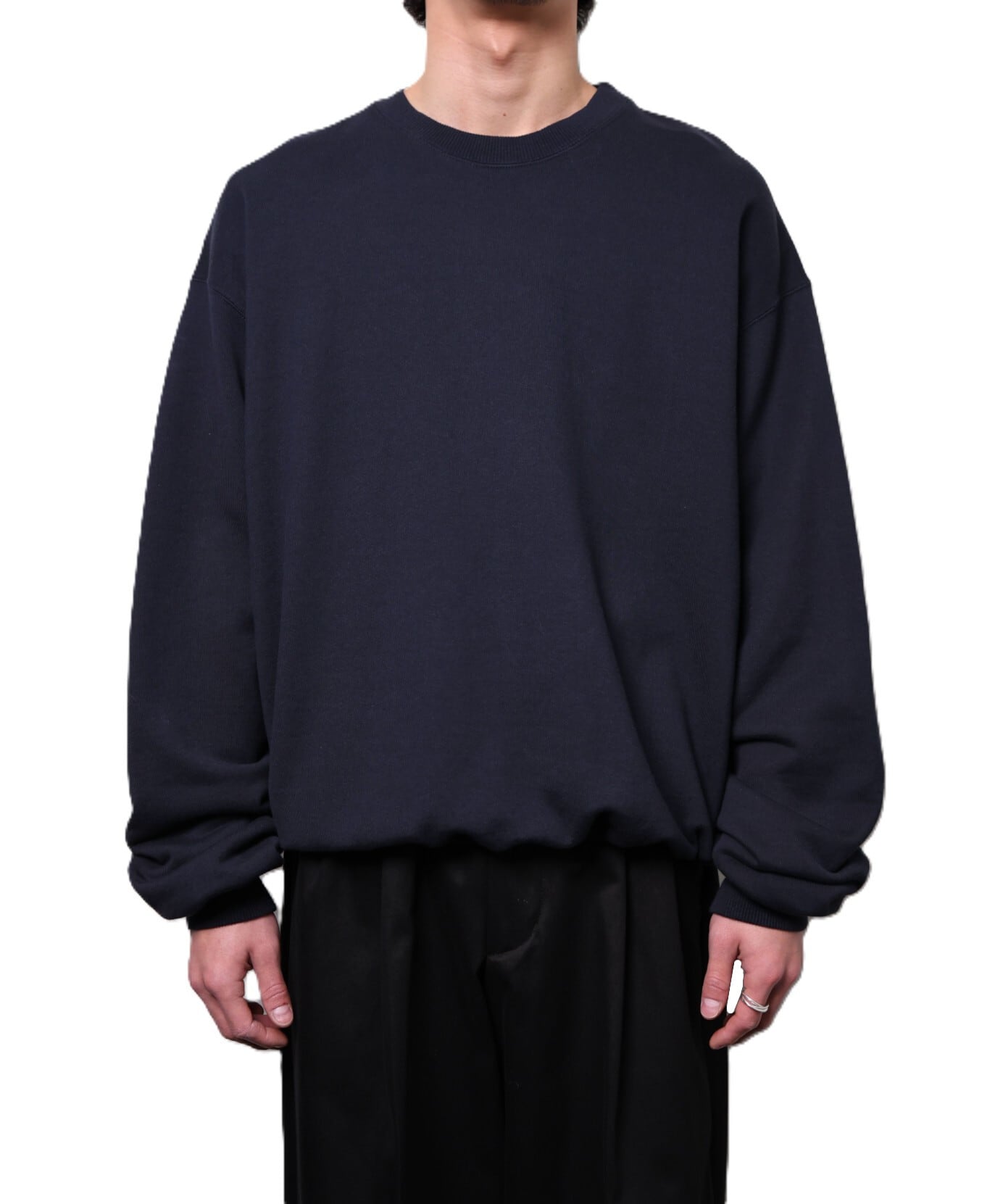 UNIVERSAL PRODUCTS. / 251-60102 JUMBERCA CREW NECK SWEAT (NAVY