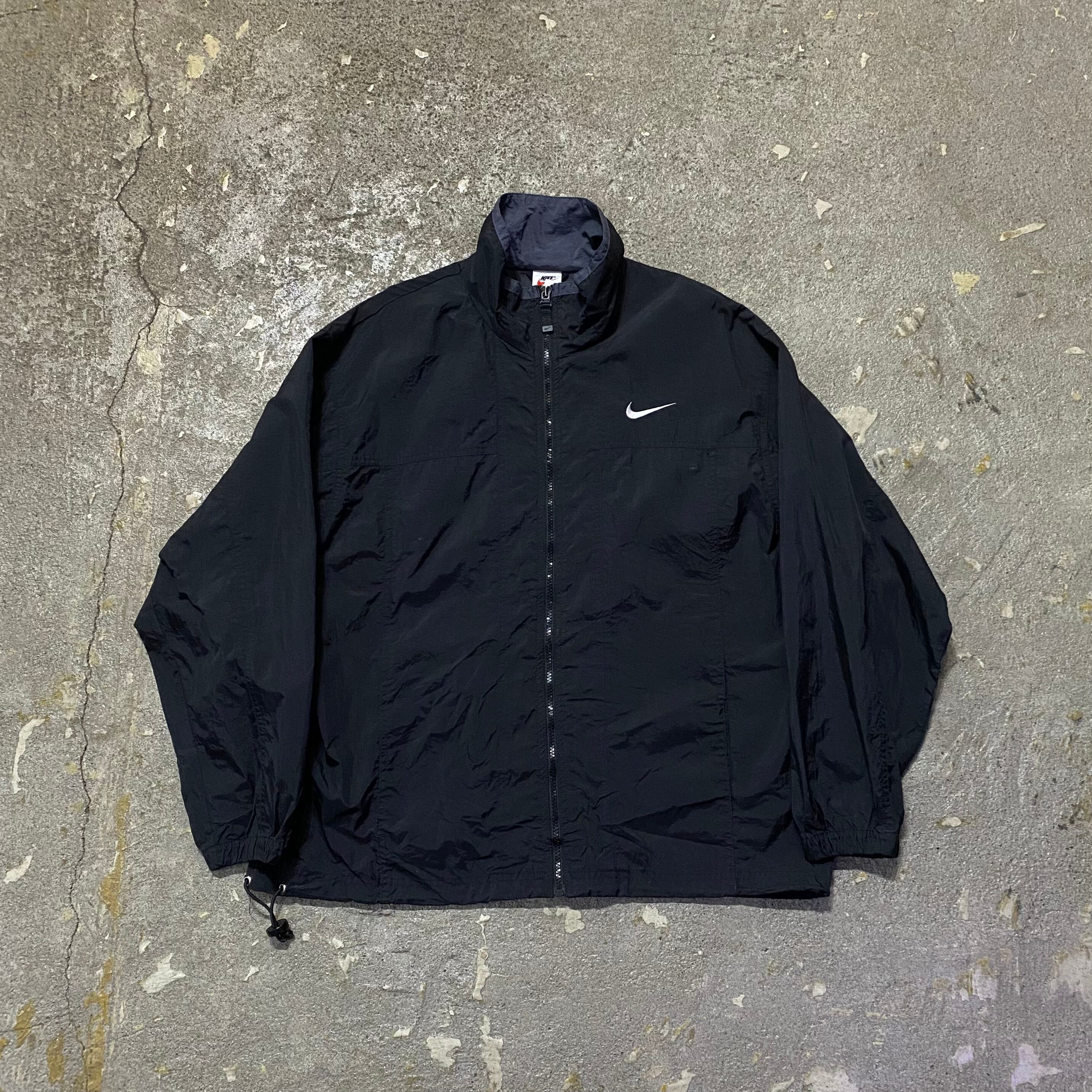 90s NIKE full zip nylon jacket【仙台店】
