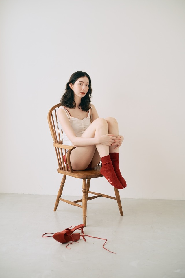 Florist socks　col.anemone