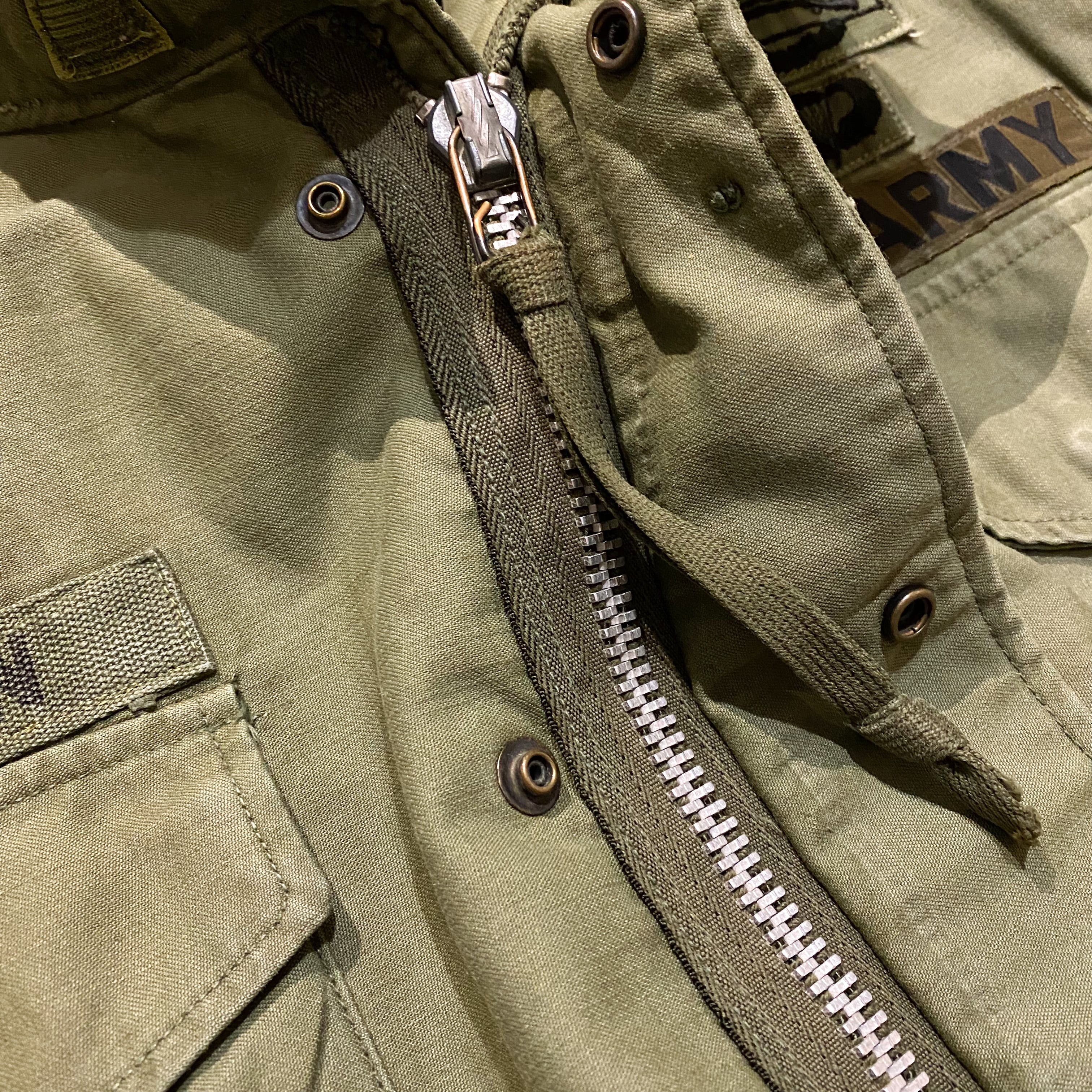 's US ARMY M FIELD JACKET 2nd アルミジップ S Short / 米軍