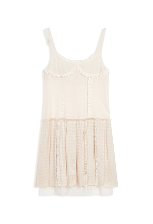 [OPEN YY] FLAPPER PLEATS DRESS, IVORY 正規品 韓国ブランド 韓国通販 韓国代行 韓国ファッション オープン ワイワイ 日本 店舗