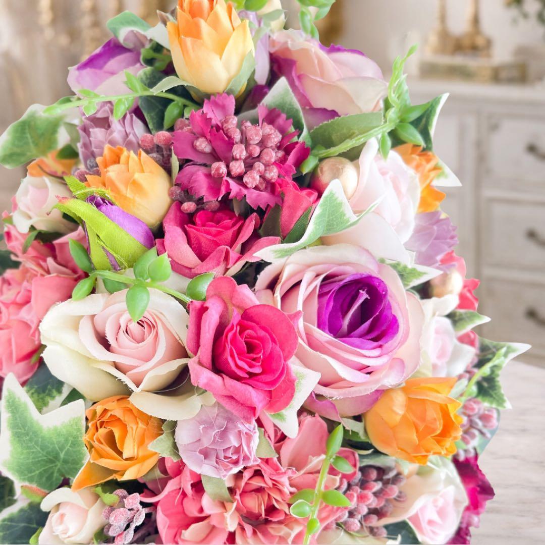 祝福の日に咲く森の花｜高級フラワーアレンジメント｜光触媒フラワー