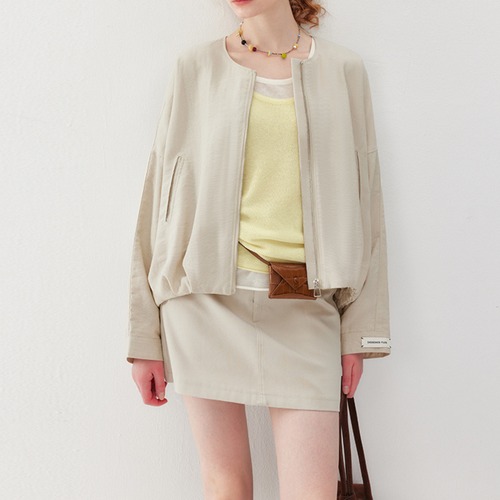 No Collar Jacket  T3539