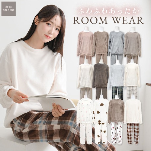 【宅配便】ルームウェア もこもこ 冬 上下セット レディース 着る毛布 軽い かぶり ふわふわ パジャマ 部屋着 ボア フリース dw014