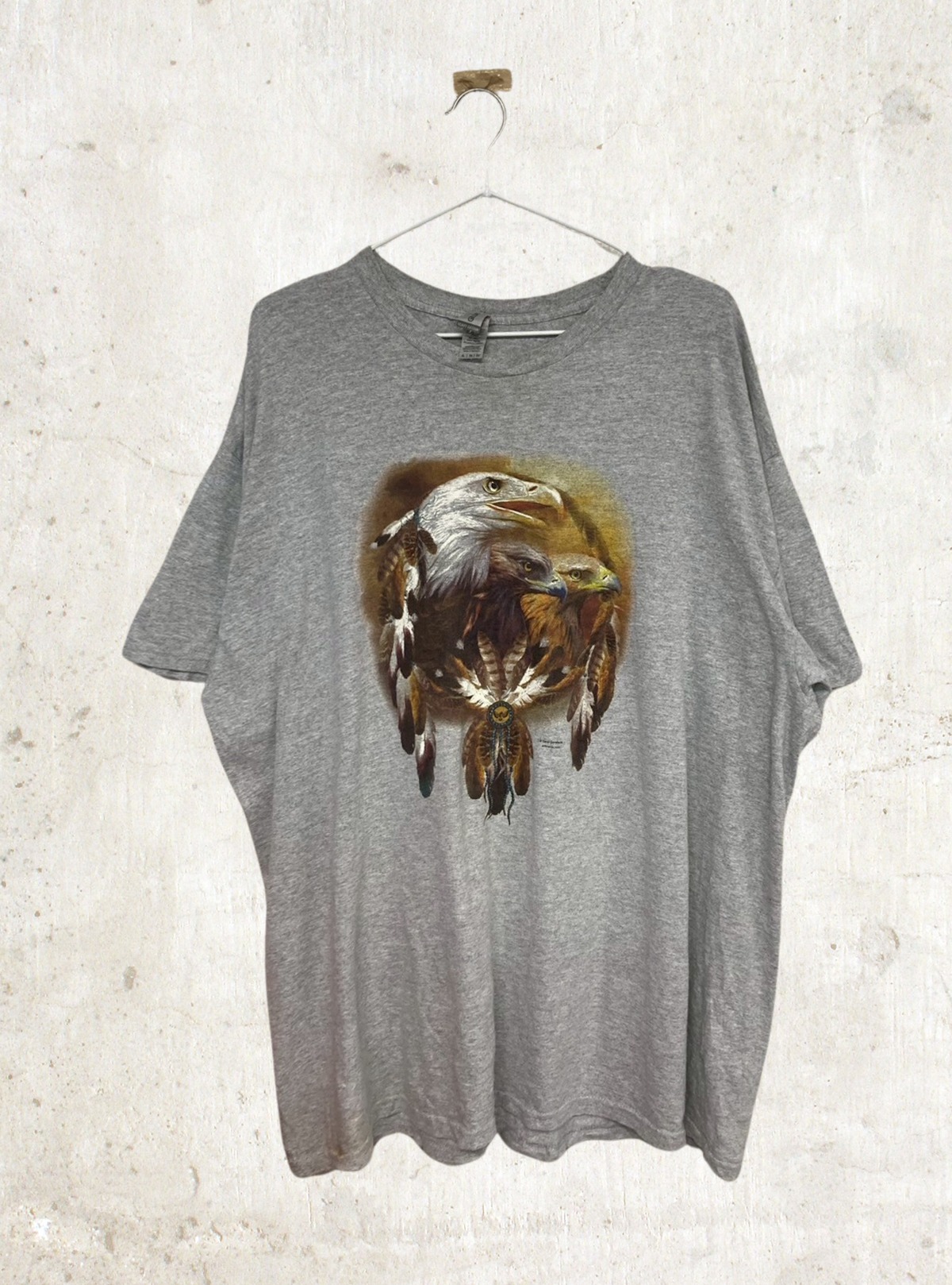 バードプリント半袖Tシャツ size:XL | 古着屋 Key ref.