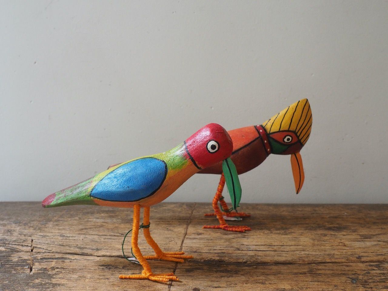 144sh107 くちばしの長いカラフルな鳥 | chahat online store