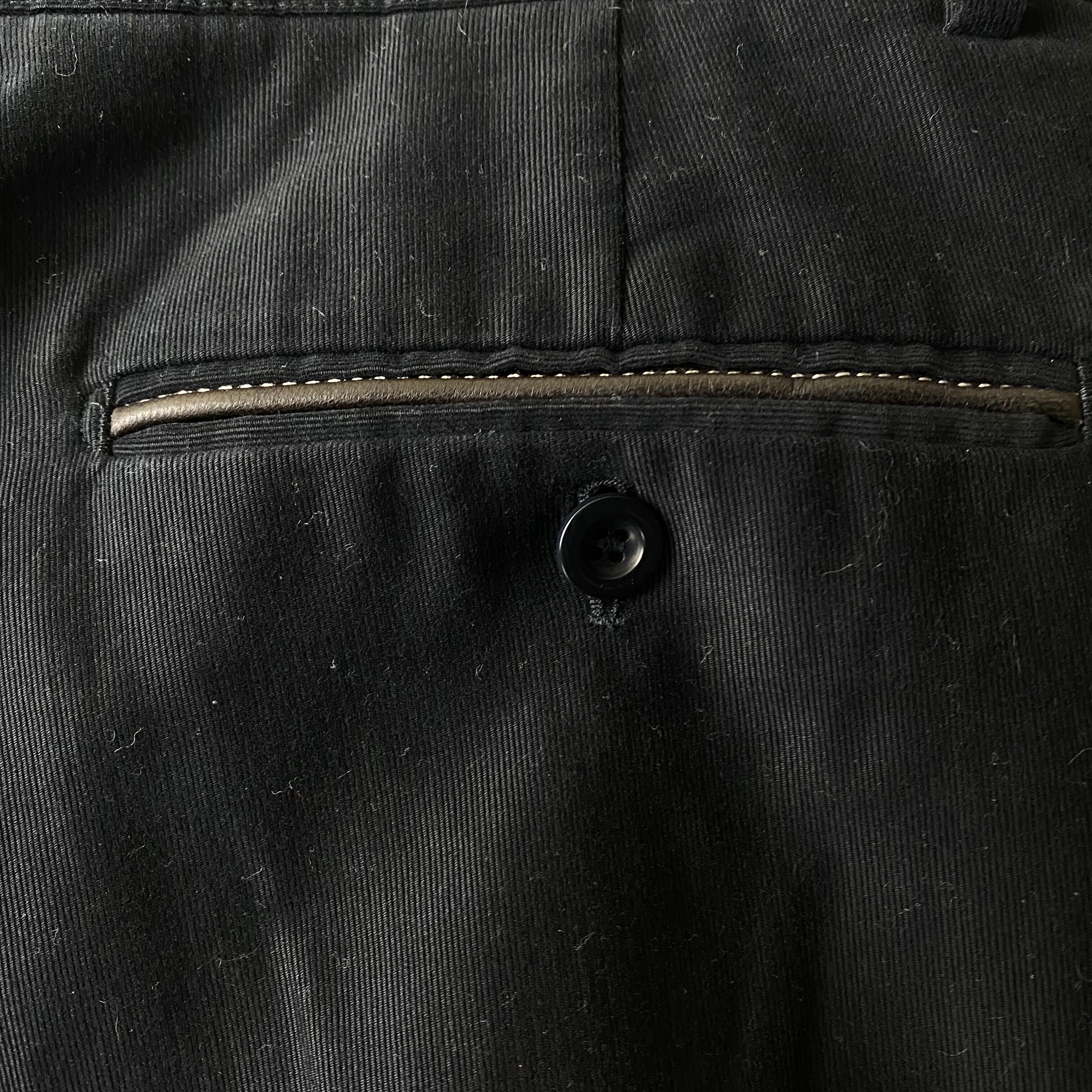 HERMES レザー パンツ 黒 楽天市場】【エルメス】Hermes セリエボタン レザー ストレート パンツ