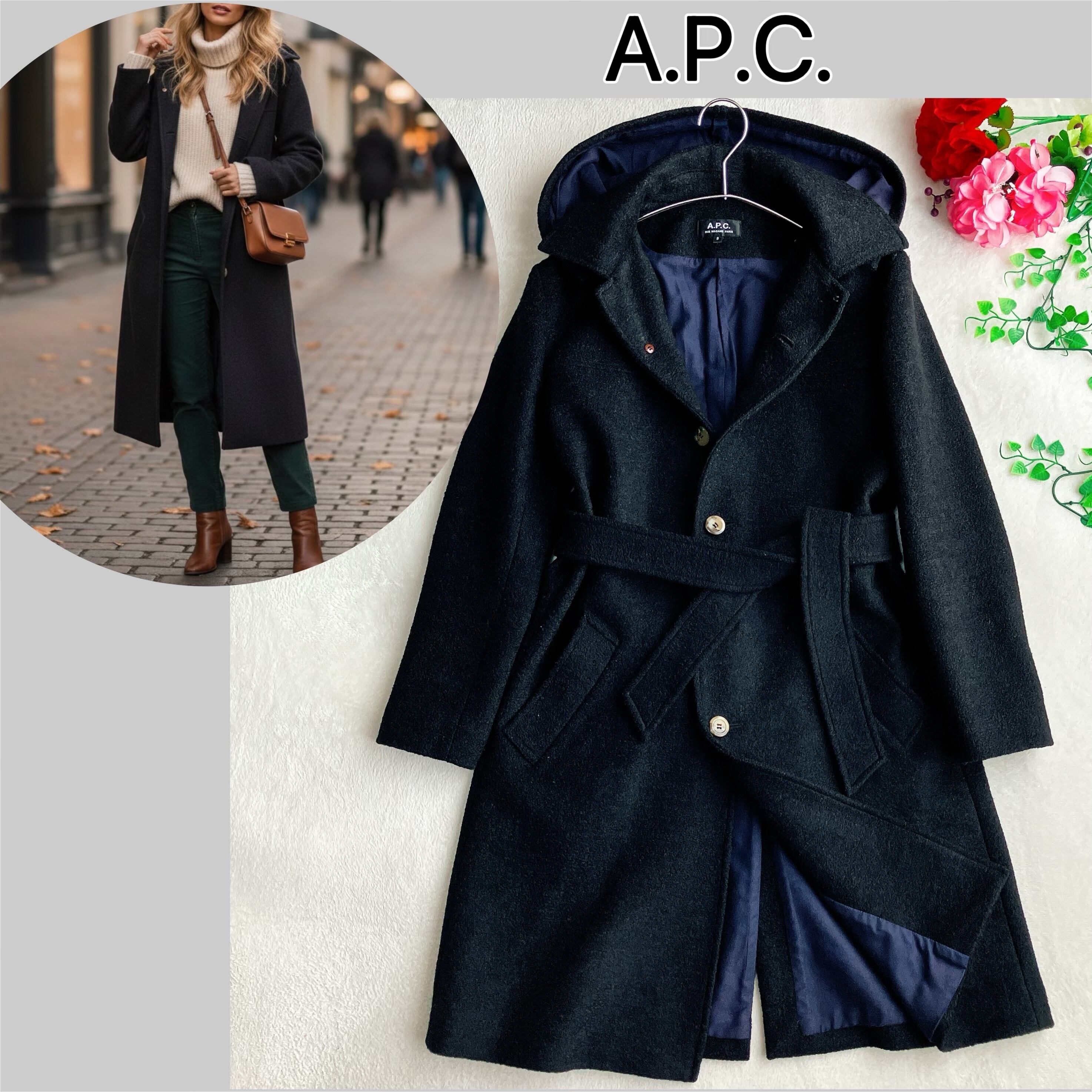 極美品】Aquascutum アクアスキュータム☆シャドウストライプ スカート