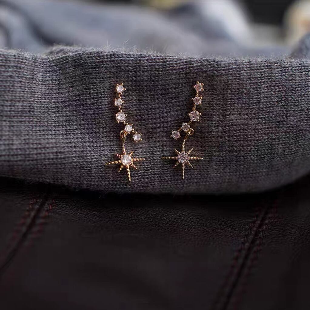 八芒星ペンダントピアス | BBC アクセサリー