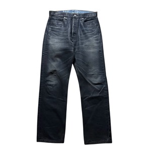 LEVI’S 501 black paint coating denim pants