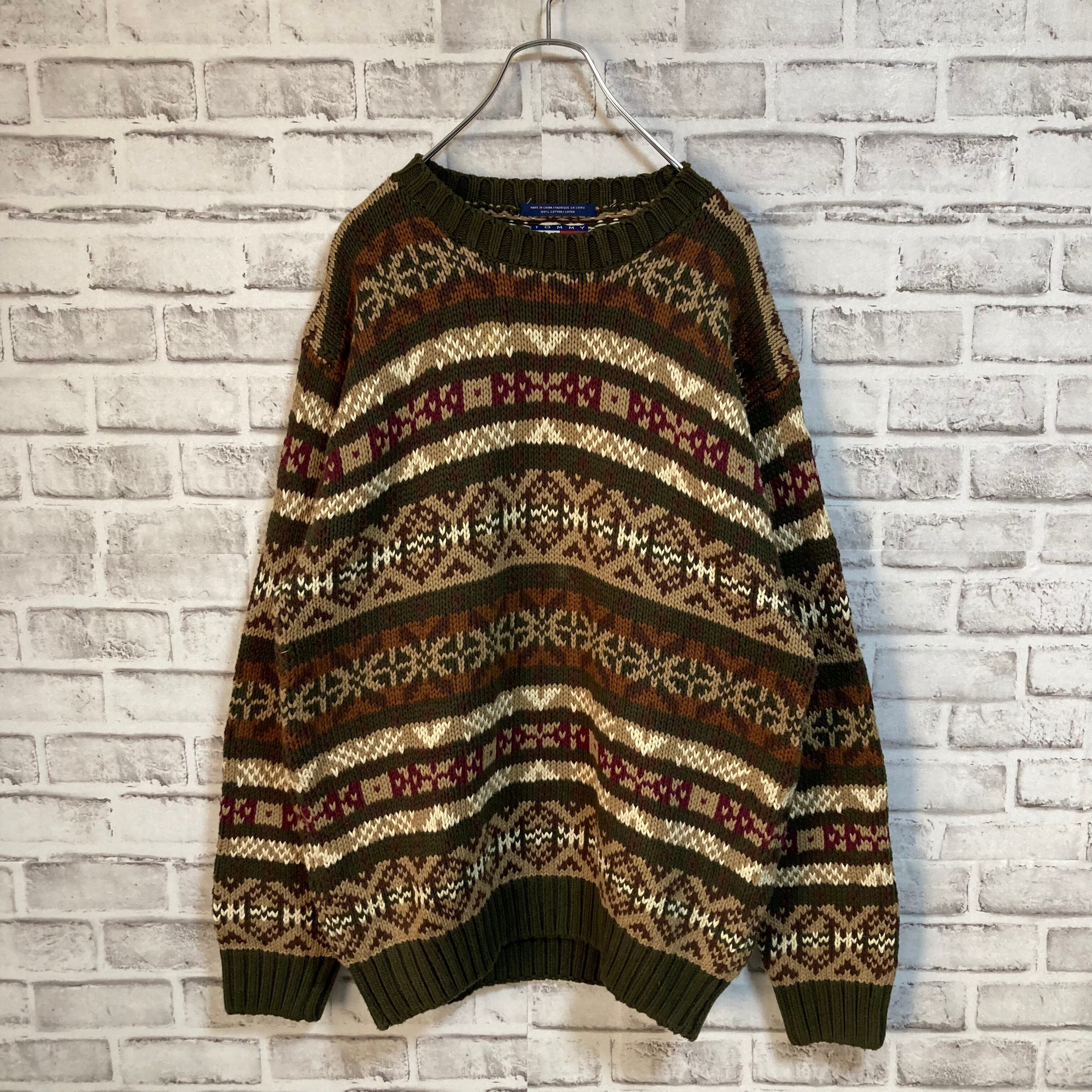 TOMMY HILFIGER】Knit L相当 “OLD TOMMY” トミーヒルフィガー ニット