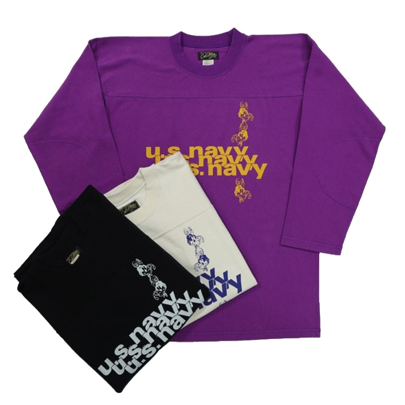 COLIMBO(コリンボ)~Yonkers Football Tee "U.S.NAVY STACK LOGO"~