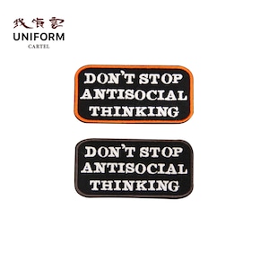 DON'T STOP ANTISOCIAL THINKING WAPPEN