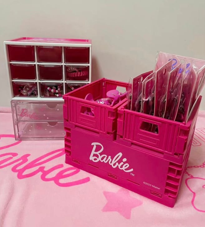 Barbie バービー 重ね置き可能 折りたたみコンテナ 収納ボックス 日本
