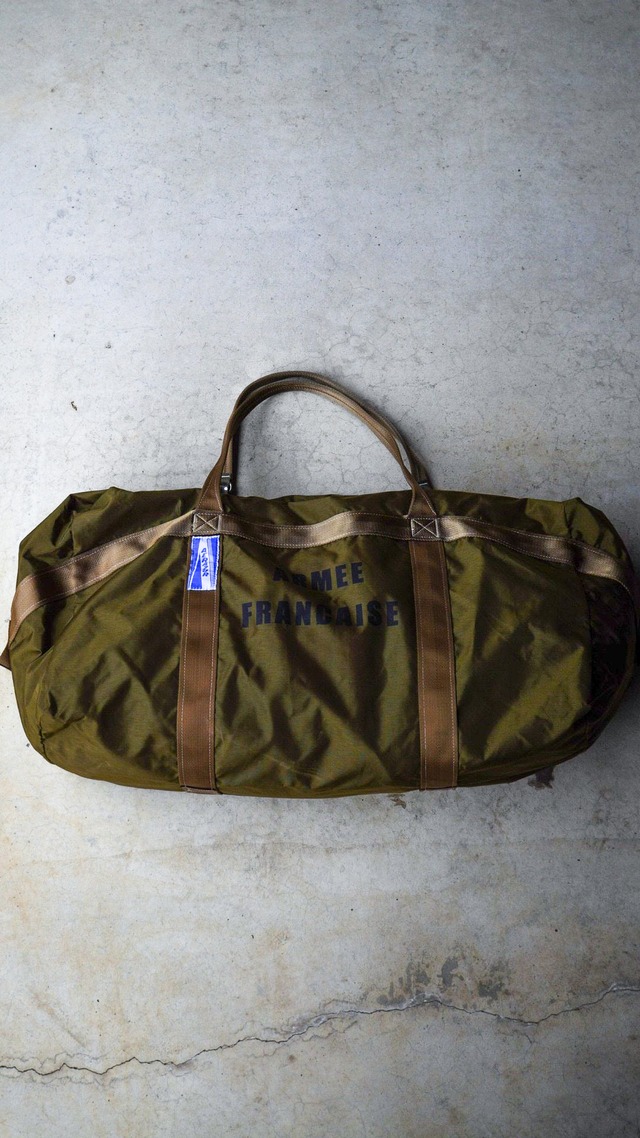 【DEADSTOCK / 1980-1990s】フランス軍 パラシュートバッグ 《French Army 実物 ミリタリー ヴィンテージ》