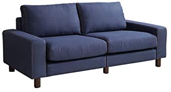 2人掛 デニムソファ Sバネ仕様 おしゃれ ソファー2P