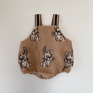 即納♡ 6-12m Maple Overall Romper  / anggo