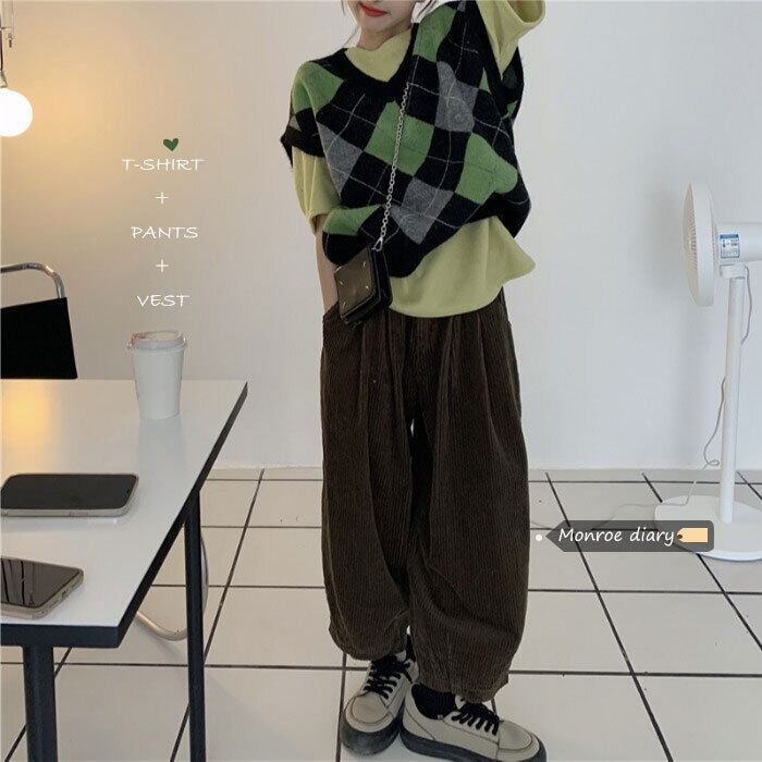 Vネックニットレディースルーズセーター ジャケット スプリングトップス 春物 モンロー99067510300