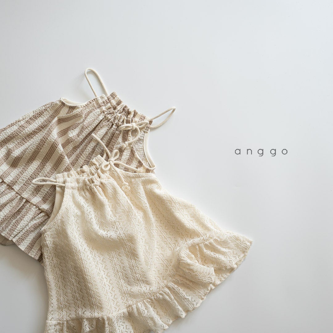 【即納】anggo / wafer dress