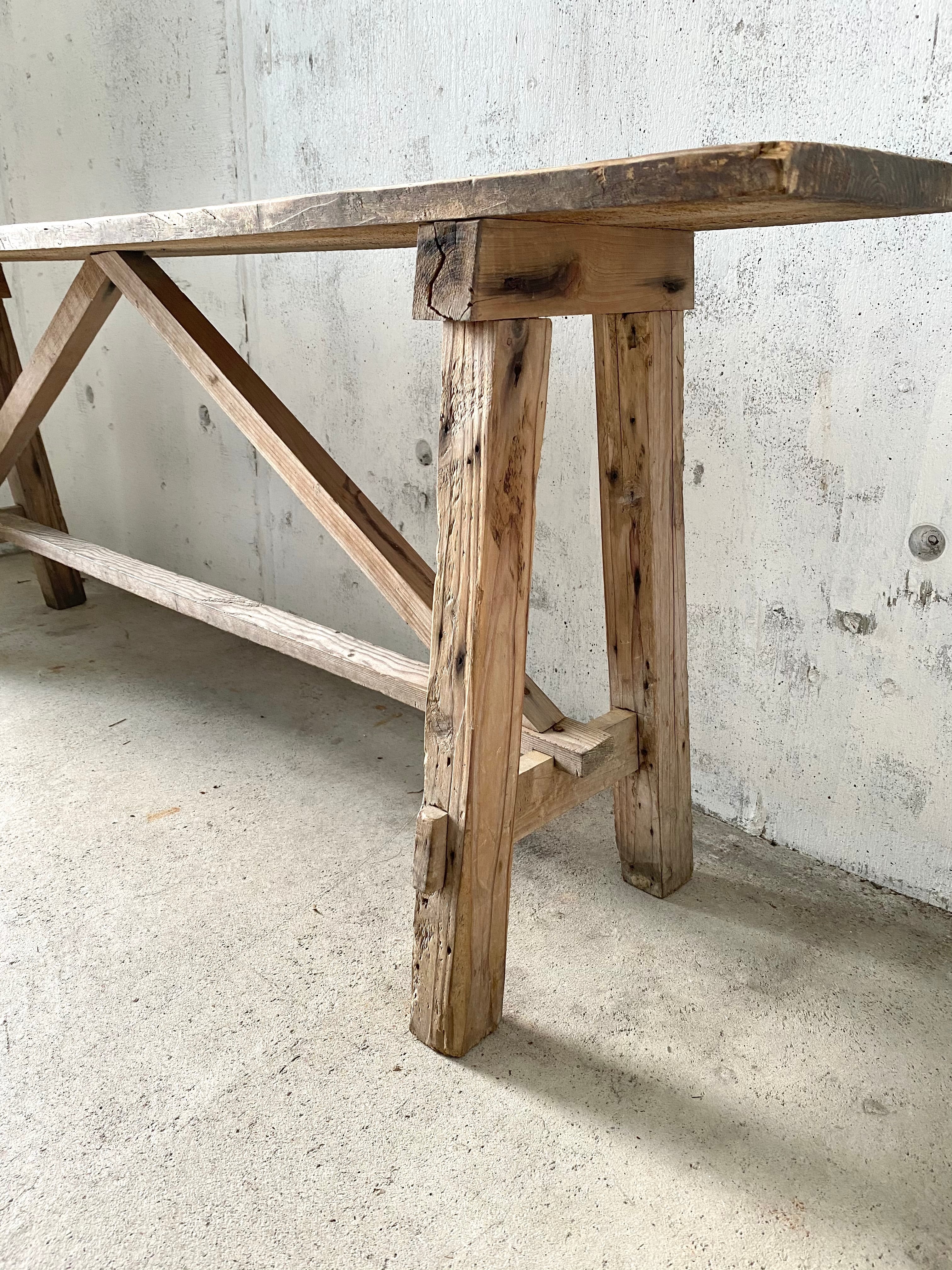 古木の木製ベンチ[古家具] | giraffes craft