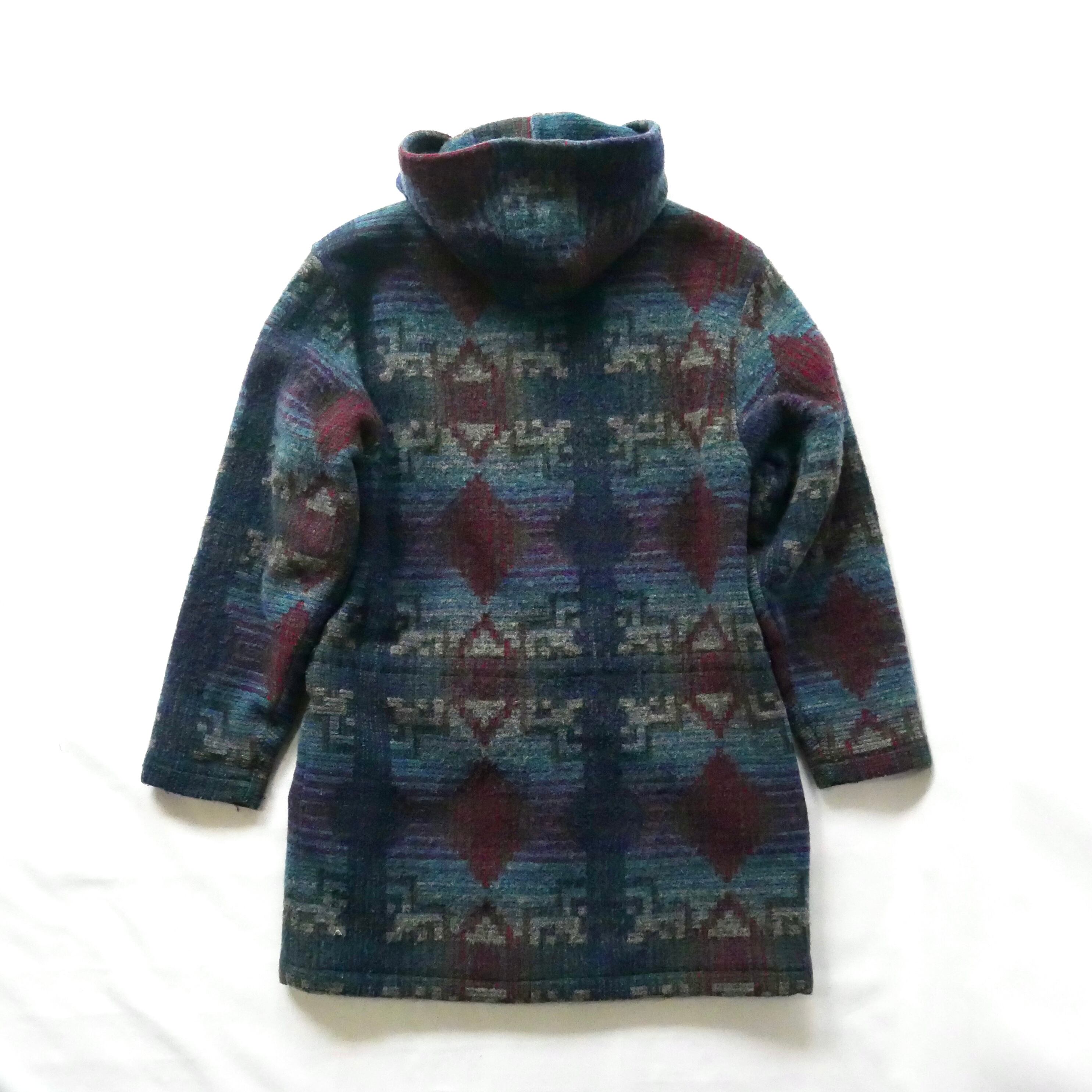 Made in USA 80s L.L.Bean native pattern wool jacket アメリカ Made in USA 80s L.L.Bean native pattern wool jacket アメリカ