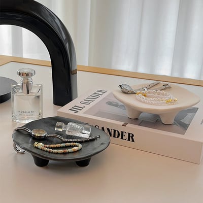 ヴィンテージ風 セラミックトレイ